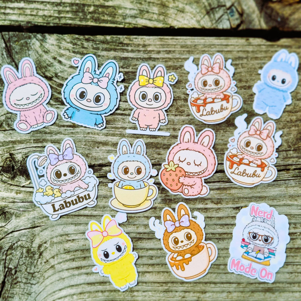 Labubu stickermix | 10 + 2 gratis