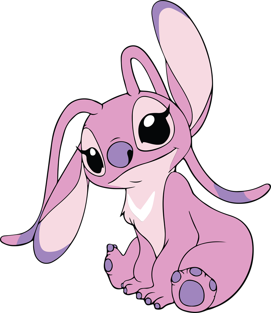 Strijk applicatie | Angel [lilo & stitch] | in 2 maten