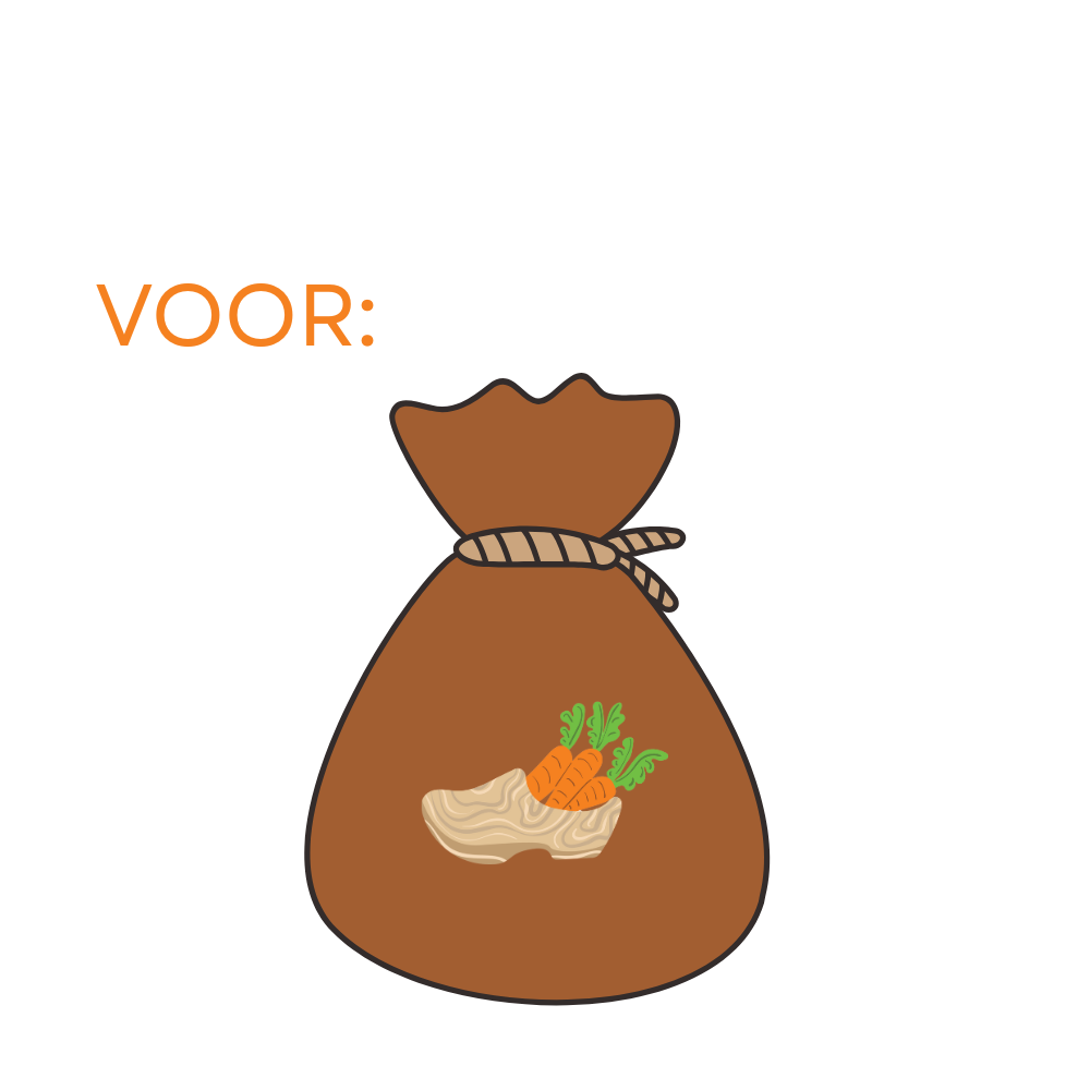 Sinterklaas sticker | kado zak | 5 cm | vanaf 10 stuks