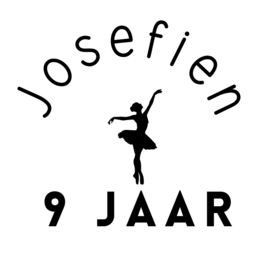 Traktatie stickers met naam en leeftijd | 5 cm | vanaf 10 stuks