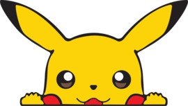 Pikachu strijk applicatie, 2 maten