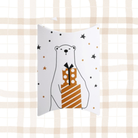 Kerst doosjes | gondeldoosjes set van 4 verschillende