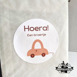 Hoera een broertje/zoon/jongen [auto]