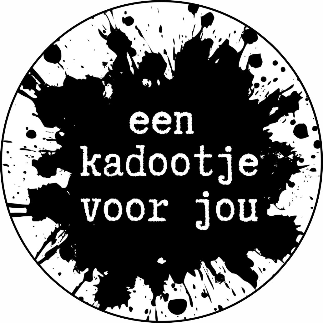 Verjaardags stickers | een kadootje voor jou | 5 cm | vanaf 10 stuks