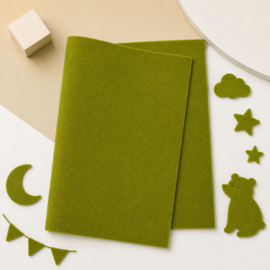 Truefelt 100% Wolvilt Lapje – Lentegroen (20x30 cm)