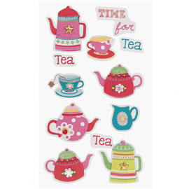 3D stickers "Time for Tea"
