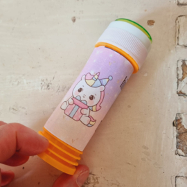 Bellenblaas wikkel | Unicorn + naam + leeftijd | download versie