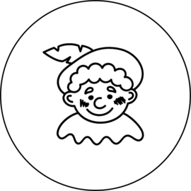 Sinterklaas stickers | Pietje | diverse kleuren