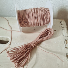 Elastisch koord | oudroze | streng van 10 mtr x 1 mm