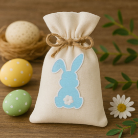 Easter bunny | patch | blauw