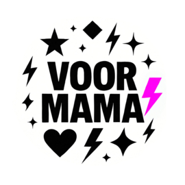 Moederdag stickers | VOOR MAMA | 5 cm | vanaf 10 stuks