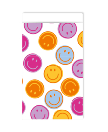 Smiley Cadeauzakjes / Traktatiezakjes (12 x 19 cm)