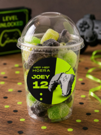 Gepersonaliseerde Game Traktatie Stickers - 10 stuks