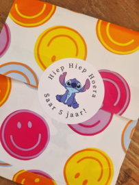 Gepersonaliseerde Stitch Traktatie Stickers