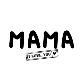 Moederdag sticker | MAMA, i love you | div. varianten | vanaf 10 stuks