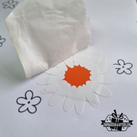 Vinyl sticker | bloem Daisy | 5 stuks