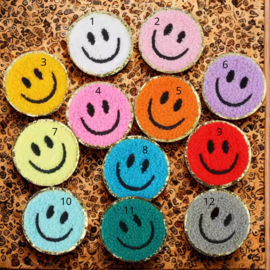 Smiley applicaties | geborduurde patches | diverse varianten