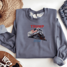 Strijk applicatie | Trump Train 2024 | 22 x 25,5 cm