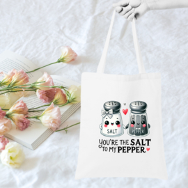 Strijk applicatie | You're the salt to my pepper | in 3 maten