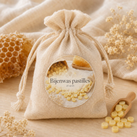 Pure Onbehandelde Bijenwas Pastilles – Van Eigen Imkerij (25g)