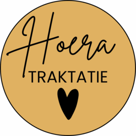 Traktatie Stickers Hoera - 10 stuks