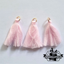 Mini tassels (kwastjes) | roze