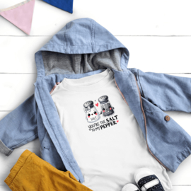 Strijk applicatie | You're the salt to my pepper | in 3 maten