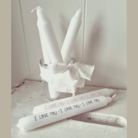 Dinerkaars | I LOVE YOU | vanaf 1 stuks