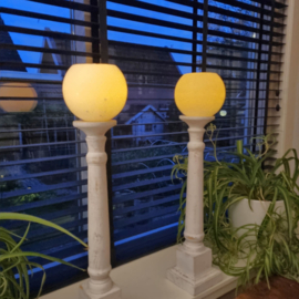 Windlicht bol 12 cm, paraffine
