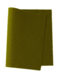 Bladgroen - 100% wolvilt lapje 20 x 30 cm
