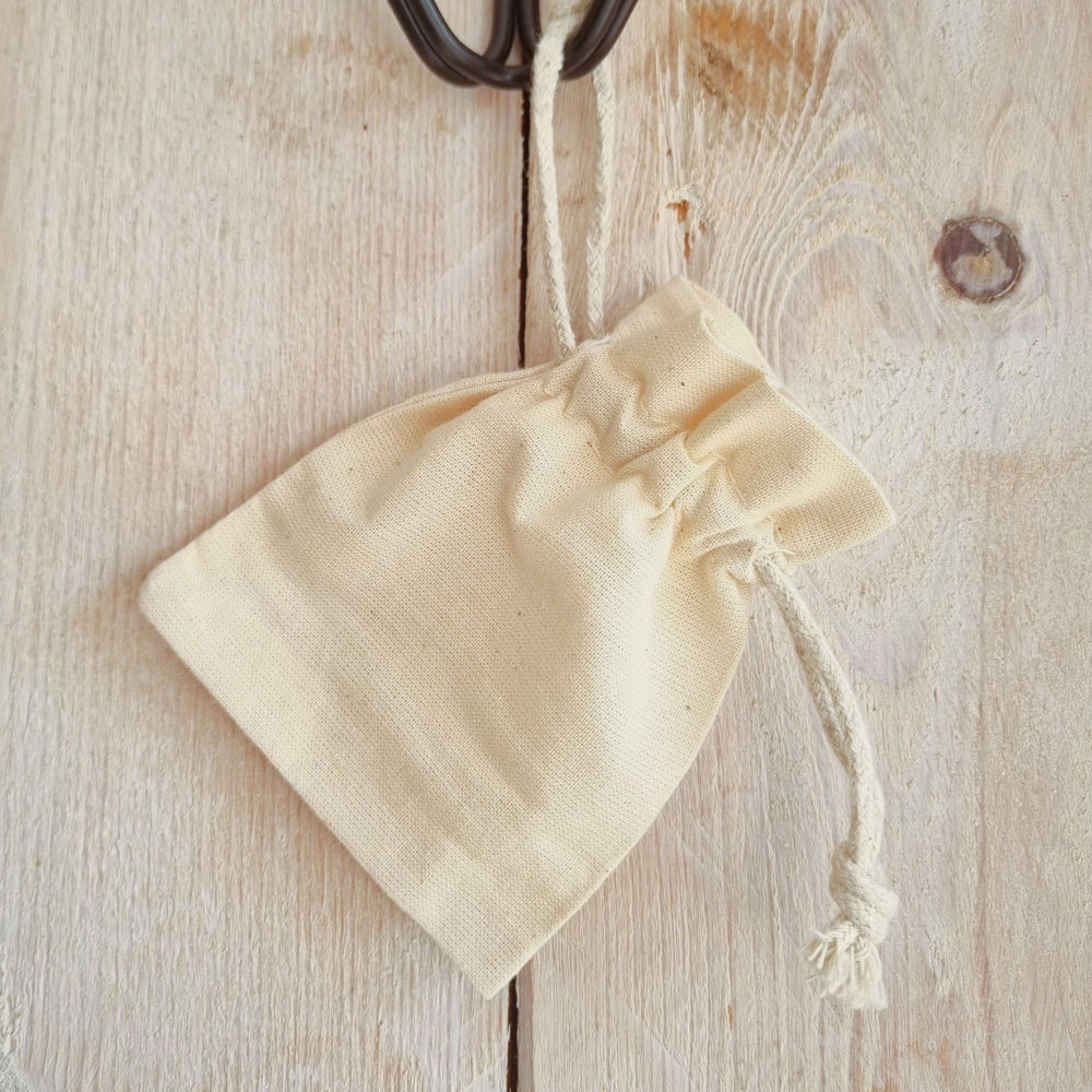 Katoenen zakjes | naturel | 10 x 8 cm