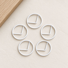 Ronde Paperclips Wit 2,5 cm - 25 stuks