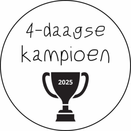 Wandel 4 daagse stickers