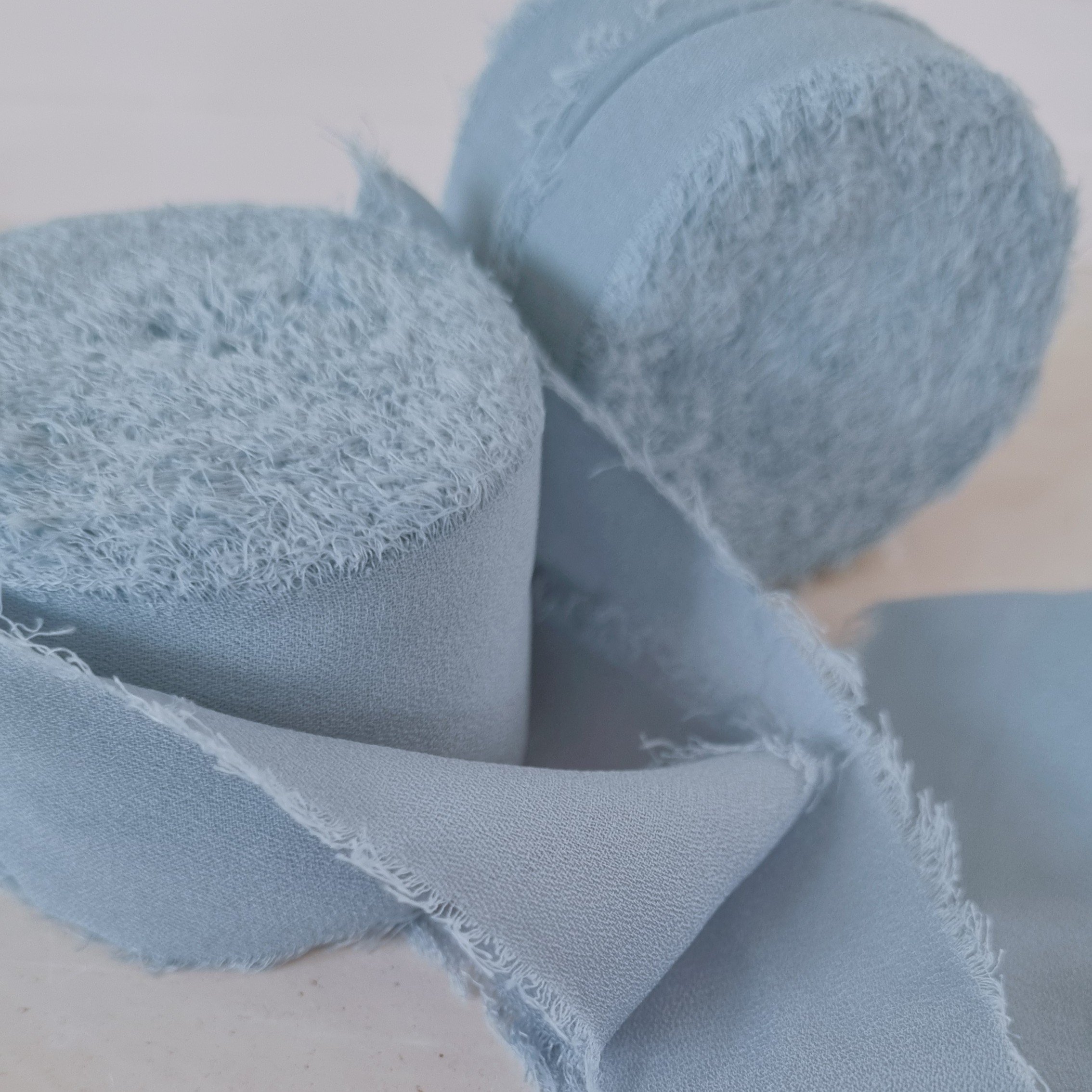 Chiffon lint blauwgrijs (5m)
