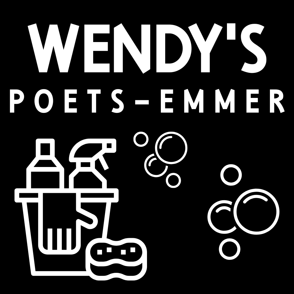 Poets-emmer sticker | 20 x 18 cm