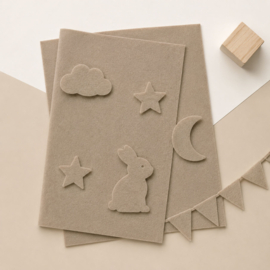 Truefelt 100% Wolvilt Lapje – Zand (20x30 cm)