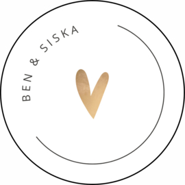 Sluitzegels trouwkaarten | 5 cm | vanaf 10 stuks