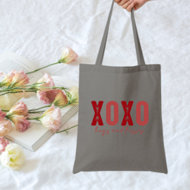 Strijk applicatie | XOXO hugs and kisses | in 2 maten