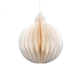 Honeycomb bal 7,5 cm | ivoor