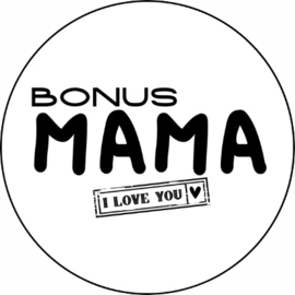 Moederdag sticker | Bonus MAMA, i love you | div. varianten | vanaf 10 stuks
