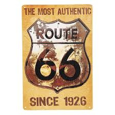 Tekstbord | Route 66