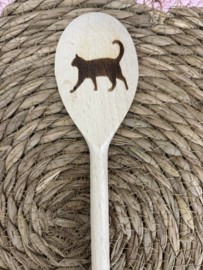 Houten Pollepel | Kat