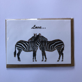 Kaart | Verliefde Zebra’s