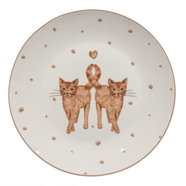 Ontbijtbord | Verliefde Katten