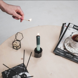 Dinerkaarsen | Groen en Mint Groen