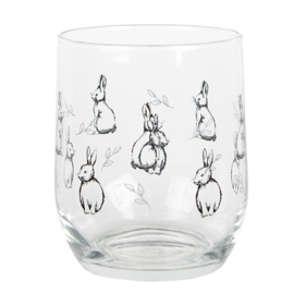 Waterglas | Konijnen | Clayre & Eef