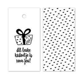 Cadeaulabel | dit leuke kadootje is voor jou!