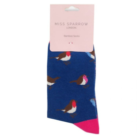 Miss Sparrow | Roodborstjes Sokken | Maat 37-41