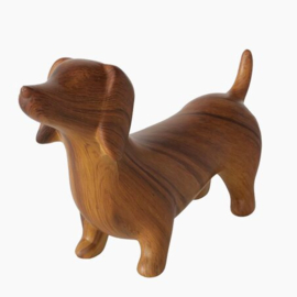 Teckel Beeldje | Hout-Look