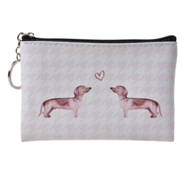 Dachshund Love | Sleutelhanger Portemonneetje